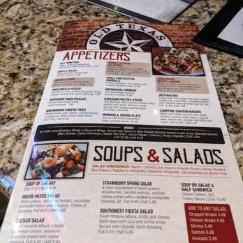 Old Texas Brewing - Menu at Old Texas Brewing - Breweries Near Me - Burleson, Texas