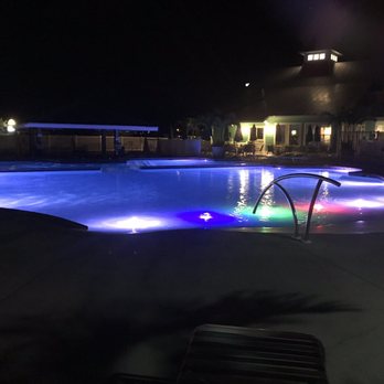 Sun Outdoors Rehoboth Bay - The pool at night - Campgrounds Near Me - Millsboro, Delaware Sun Outdoors Rehoboth Bay - The pool at night - Campgrounds Near Me - Millsboro, Delaware