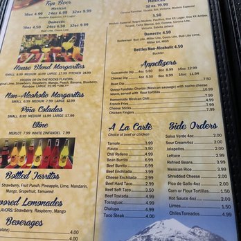 Jose's - a menu for a mexican restaurant - Mexican Near Me - Sauk City, Wisconsin