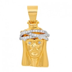 Brick City Gold Inc - Mini Pendant. Diamonds set in 14k yellow gold Pendant/Charm
