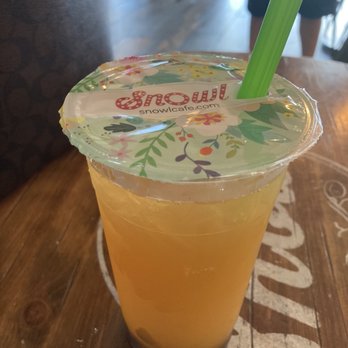 Snowl - Honey lemon black tea w/ boba - Desserts Near Me - Aurora, Colorado Snowl - Honey lemon black tea w/ boba - Desserts Near Me - Aurora, Colorado