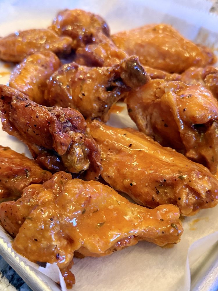 Food from Manny’s Bourbon Grill & Pub