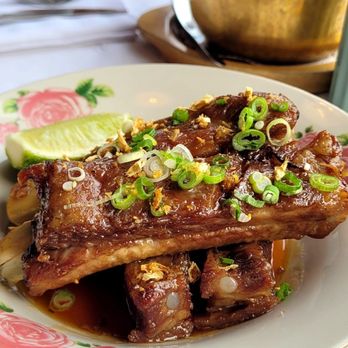 Sla Thai Restaurant - Baby back ribs - Thai Near Me - Montclair, New Jersey