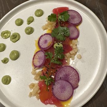 Ox & Ocean - Ahi Tuna Crudo - Breakfast & Brunch Near Me - Oxnard, California