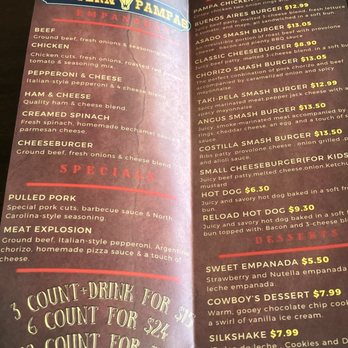 Western Pampas - Menu - Empanadas Near Me - West Palm Beach, Florida Western Pampas - Menu - Empanadas Near Me - West Palm Beach, Florida