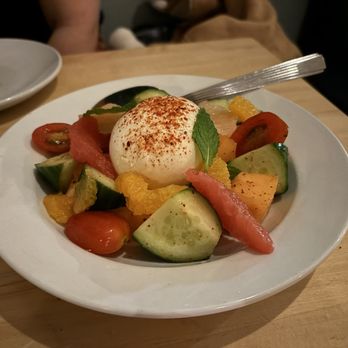 Juliet - Burrata with citrus and vegetables - Cafes Near Me - Somerville, Massachusetts Juliet - Burrata with citrus and vegetables - Cafes Near Me - Somerville, Massachusetts