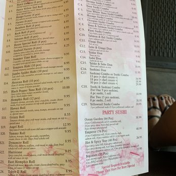 Tokyo Grill - Menu - Japanese Near Me - Memphis, Tennessee