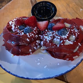 Taste Bar + Kitchen - Red Velvet Waffles - Cocktail Bars Near Me - Houston, Texas