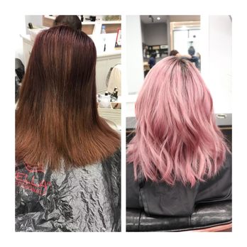 Gatsby Studio - pink color - Hair Salons Near Me - Markham, Ontario Gatsby Studio - pink color - Hair Salons Near Me - Markham, Ontario