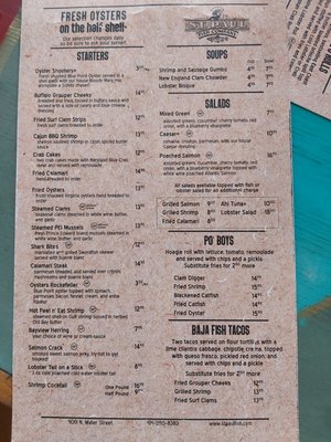 Menu photo 2 St Paul Fish Company Milwaukee, WI Menu photo 2 St Paul Fish Company Milwaukee, WI