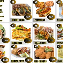 Quik Burrito - MAIN MENU