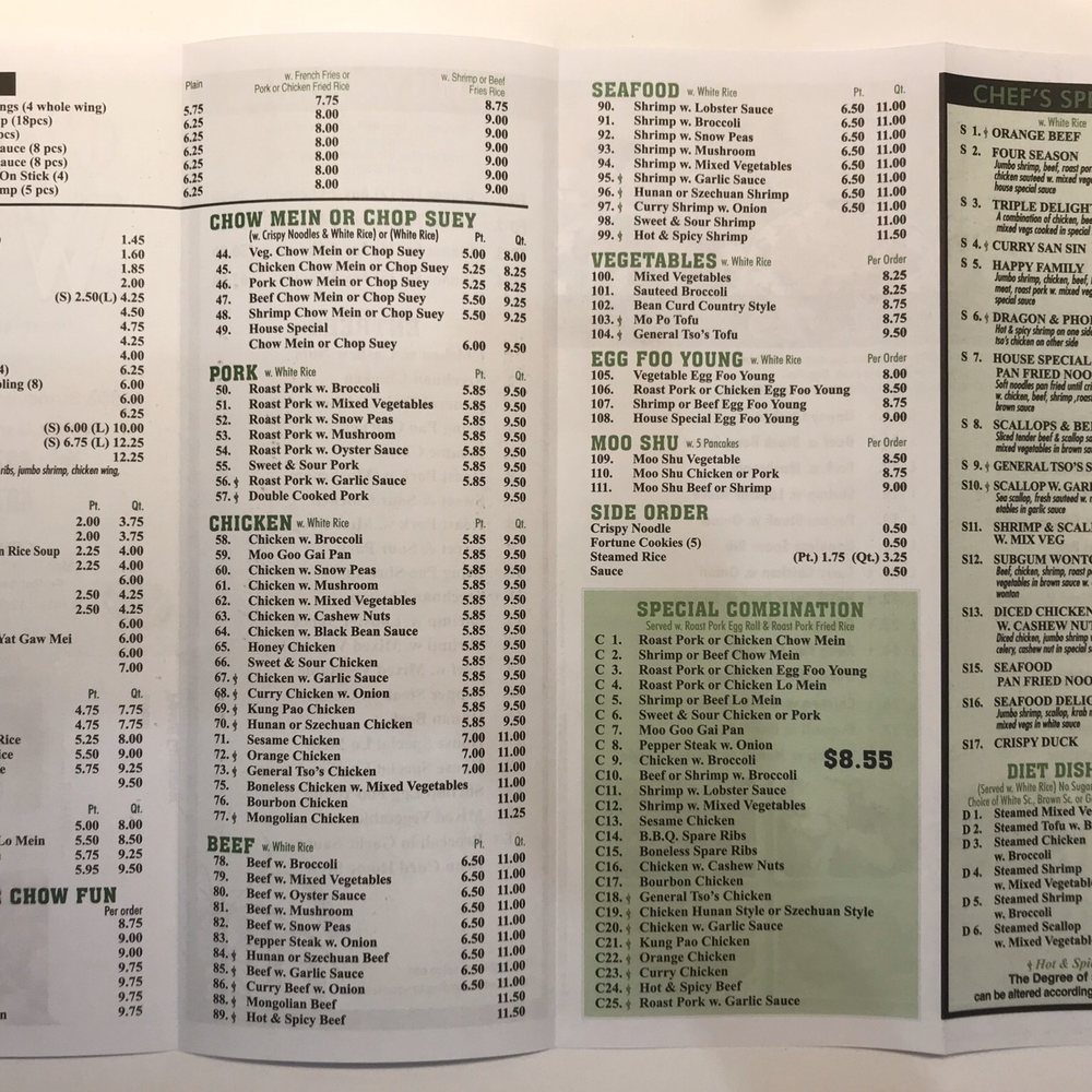 China Wok - Menu - back - Chinese Near Me - Winter Garden, Florida
