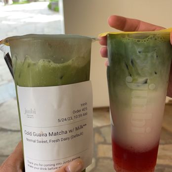 Junbi - Waikiki - Guava matcha, strawberry matcha lattes - Coffee & Tea Near Me - Honolulu, Hawaii