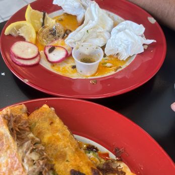Fuego Cravings - After math on my husband plate lol - Mexican Near Me - Rancho Cucamonga, California