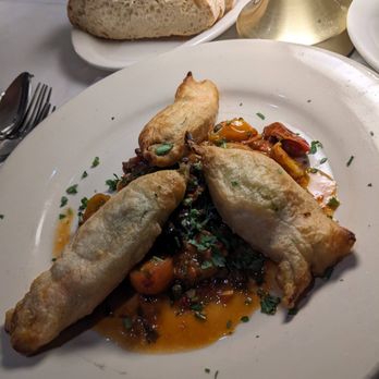 Gale's - Zucchini Flowers Stuffed with Fresh Mozarella and Burrata Cheese - Italian Near Me - Pasadena, California Gale's - Zucchini Flowers Stuffed with Fresh Mozarella and Burrata Cheese - Italian Near Me - Pasadena, California