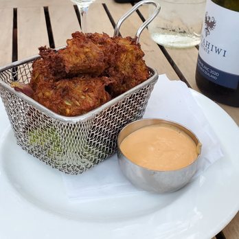 Vinaigrette - Kale Fritters - Salad Near Me - Austin, Texas Vinaigrette - Kale Fritters - Salad Near Me - Austin, Texas