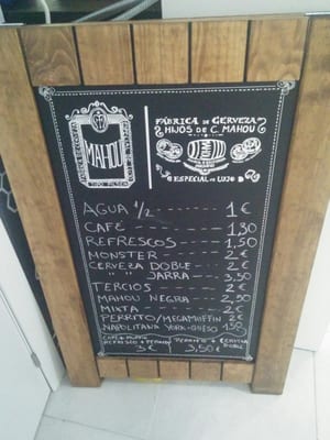Menu photo 2 Goblin Trader Madrid, M