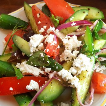 Dune - Village salad. Very good! - Falafel Near Me - Los Angeles, California