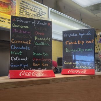 Flame Burger Plus - Flavors of shakes and winter specials (3/2/26) - Burgers Near Me - Federal Way, Washington