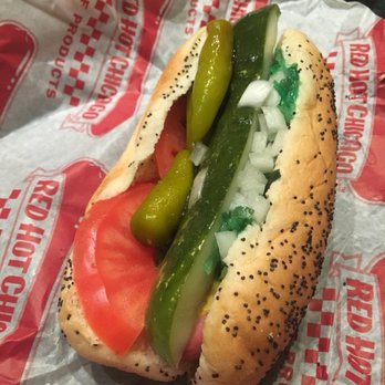 Devil Dawgs-Wicker Park - chicago dog with everything - Hot Dogs Near Me - Chicago, Illinois