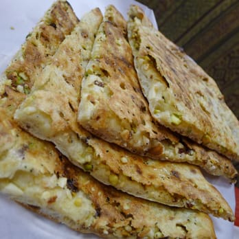 Love Curry Indian Cuisine - #6 naan with creamy cashews and mildly sweet raisins was really nice. Really wasn't expecting to like the nuts but i approve - Indian Near Me - Pasco, Washington Love Curry Indian Cuisine - #6 naan with creamy cashews and mildly sweet raisins was really nice. Really wasn't expecting to like the nuts but i approve - Indian Near Me - Pasco, Washington