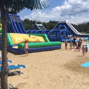 Cape Cod Inflatable Park - Beach-y where water slides are - Amusement Parks Near Me - West Yarmouth, Massachusetts