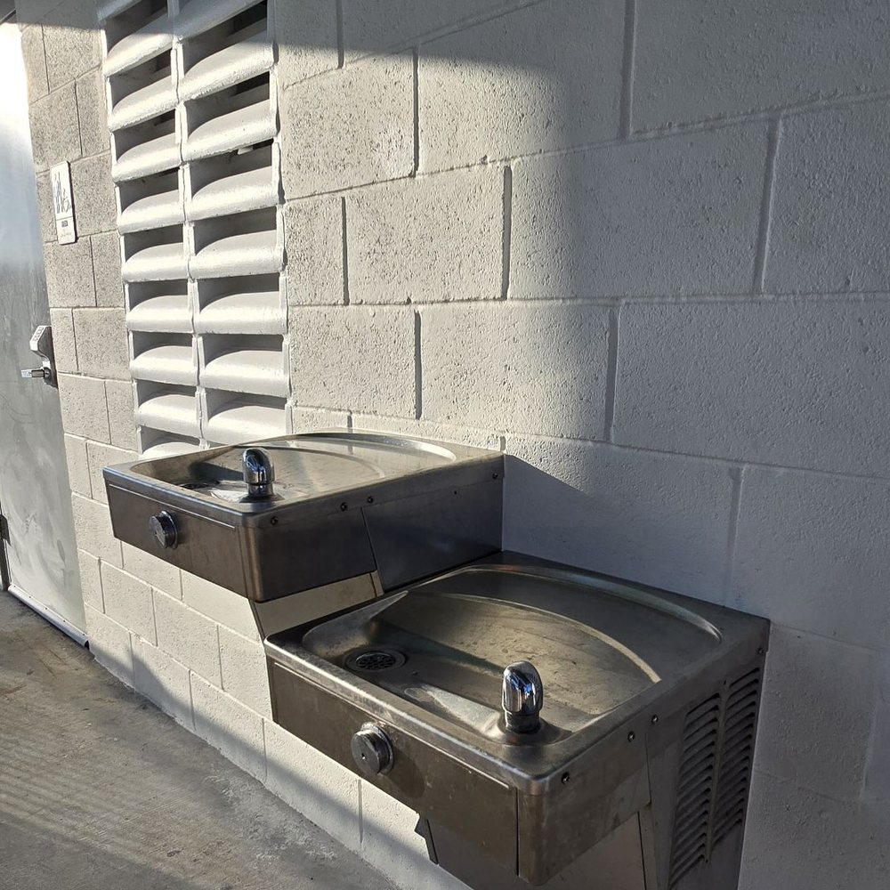 North Beach Park - Water fountains in the centre...in the new bathroom area - Parks Near Me - St. Augustine, Florida North Beach Park - Water fountains in the centre...in the new bathroom area - Parks Near Me - St. Augustine, Florida