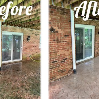 Clifton Cleaning - Before and after patio - Pressure Washers Near Me