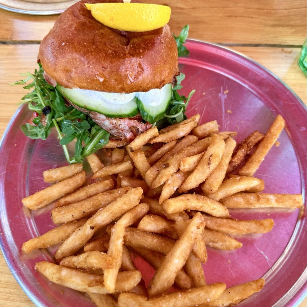 San Juan Island Brewing - Wild Salmon Sandwich - Breweries Near Me - Friday Harbor, Washington San Juan Island Brewing - Wild Salmon Sandwich - Breweries Near Me - Friday Harbor, Washington