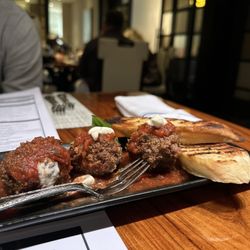 Alder & Birch - Meatball appetizer