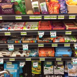 As I stood in the checkout line, I noticed that the food is actually all healthy stuff instead of the normal array of candy bars. As I stood in the checkout line, I noticed that the food is actually all healthy stuff instead of the normal array of candy bars.