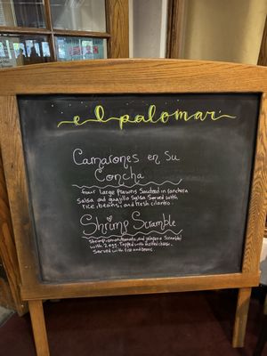 Menu photo 5 El Palomar Santa Cruz, CA