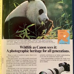 Canon USA - From National Geographic -  Jan 1982