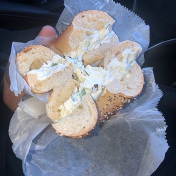 Heena Bagel - Everything bagel with scallion cream cheese - Bakeries Near Me - Forest Hills, New York Heena Bagel - Everything bagel with scallion cream cheese - Bakeries Near Me - Forest Hills, New York