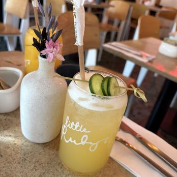 Little Ruby's Murray Hill - Cucumber, Pineapple and Mint Juice - Breakfast & Brunch Near Me - New York, New York Little Ruby's Murray Hill - Cucumber, Pineapple and Mint Juice - Breakfast & Brunch Near Me - New York, New York