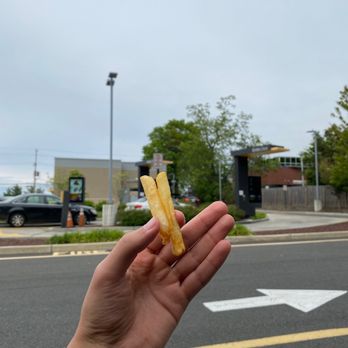 Burger King - BK golden fries outside McDonalds drive thru - Burgers Near Me - Matawan, New Jersey