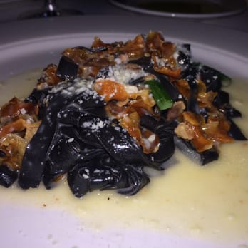 Babbo - Black Tagliatelle with Parsnips and Pancetta - best dish of the night - Italian Near Me - New York, New York