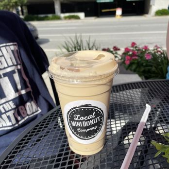 Local Mini Donut Co - Illy Iced Cloud Coffee - butterscotch - Donuts Near Me - Tampa, Florida Local Mini Donut Co - Illy Iced Cloud Coffee - butterscotch - Donuts Near Me - Tampa, Florida