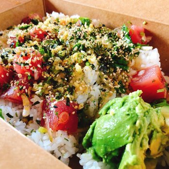 Kamea Poke - Tuna with avocado, sesame seeds and furikake - Poke Near Me - Dana Point, California Kamea Poke - Tuna with avocado, sesame seeds and furikake - Poke Near Me - Dana Point, California