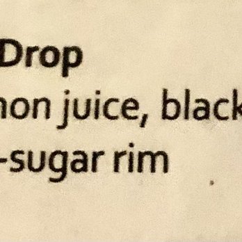 Wild Thyme Bistro - "Canyon Lemon Drop". The best drink I ever had ! - New American Near Me - Kanab, Utah