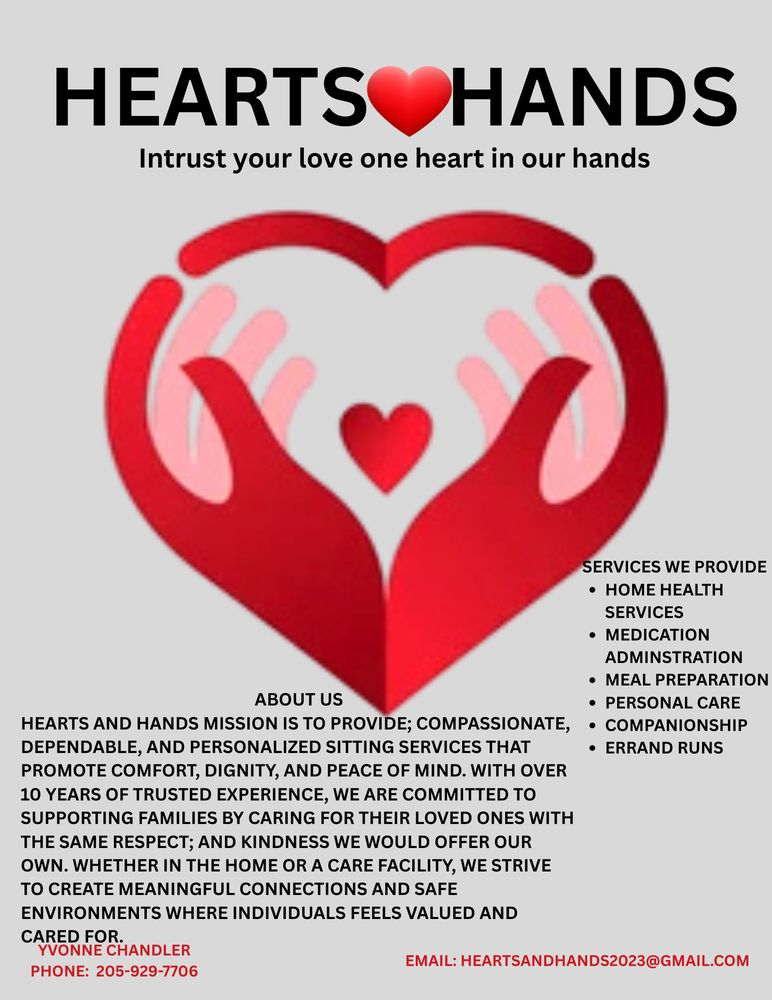 Hearts and Hands - home care agency in Mountain Brook, AL