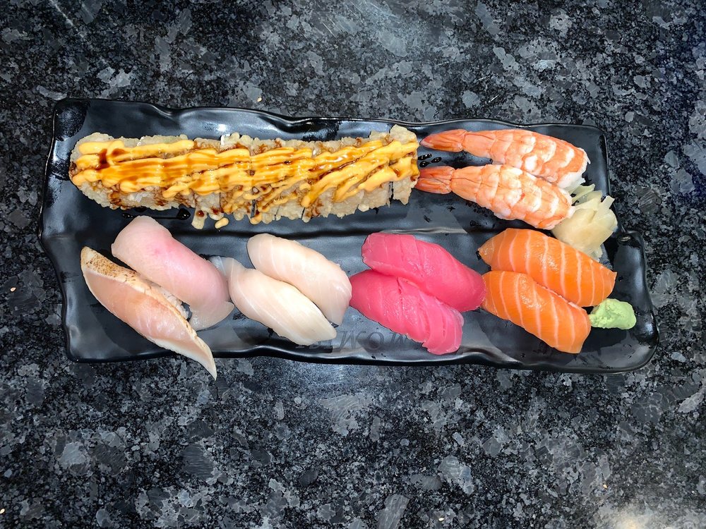 Food from Momiji Sushi Bar & Teriyaki