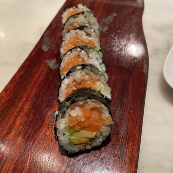 Uchi Houston - Spicy salmon maki from happy hour menu - Sushi Bars Near Me - Houston, Texas