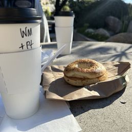 Bagel/coffee Bagel/coffee