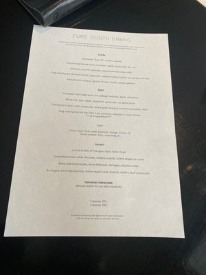 Menu photo 3 Pure South Melbourne, VIC Menu photo 3 Pure South Melbourne, VIC