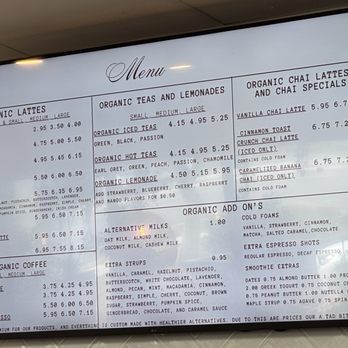 The Brew Box Coffee Company - Menu - Coffee & Tea Near Me - Peoria, Arizona