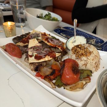 Layl Restaurant - Mixed Plate - Lebanese Near Me - Newport Beach, California Layl Restaurant - Mixed Plate - Lebanese Near Me - Newport Beach, California