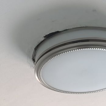 Direct Remodels - Hole left in ceiling for 6 months after installing exhaust fan. - Windows Installation Near Me - Saint Petersburg, Florida