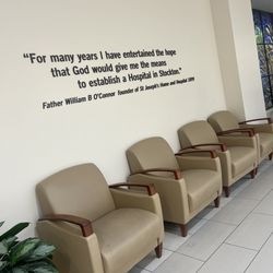 Saint Joseph's Medical Center Gift Shop - Love the vision on the wall
