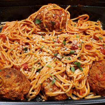 BJ's Restaurant & Brewhouse - Spaghetti & Meatballs ($21.99) - Pizza Near Me - Folsom, California BJ's Restaurant & Brewhouse - Spaghetti & Meatballs ($21.99) - Pizza Near Me - Folsom, California